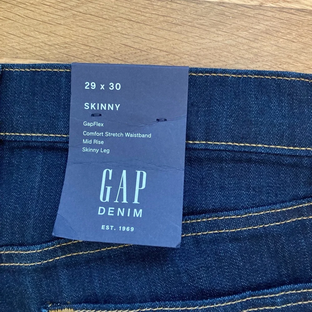 Men’s GapFlex Soft Wear Skinny Jeans GAP Mid Rise Comfort Waistband NWT 29X30 - Picture 5 of 5